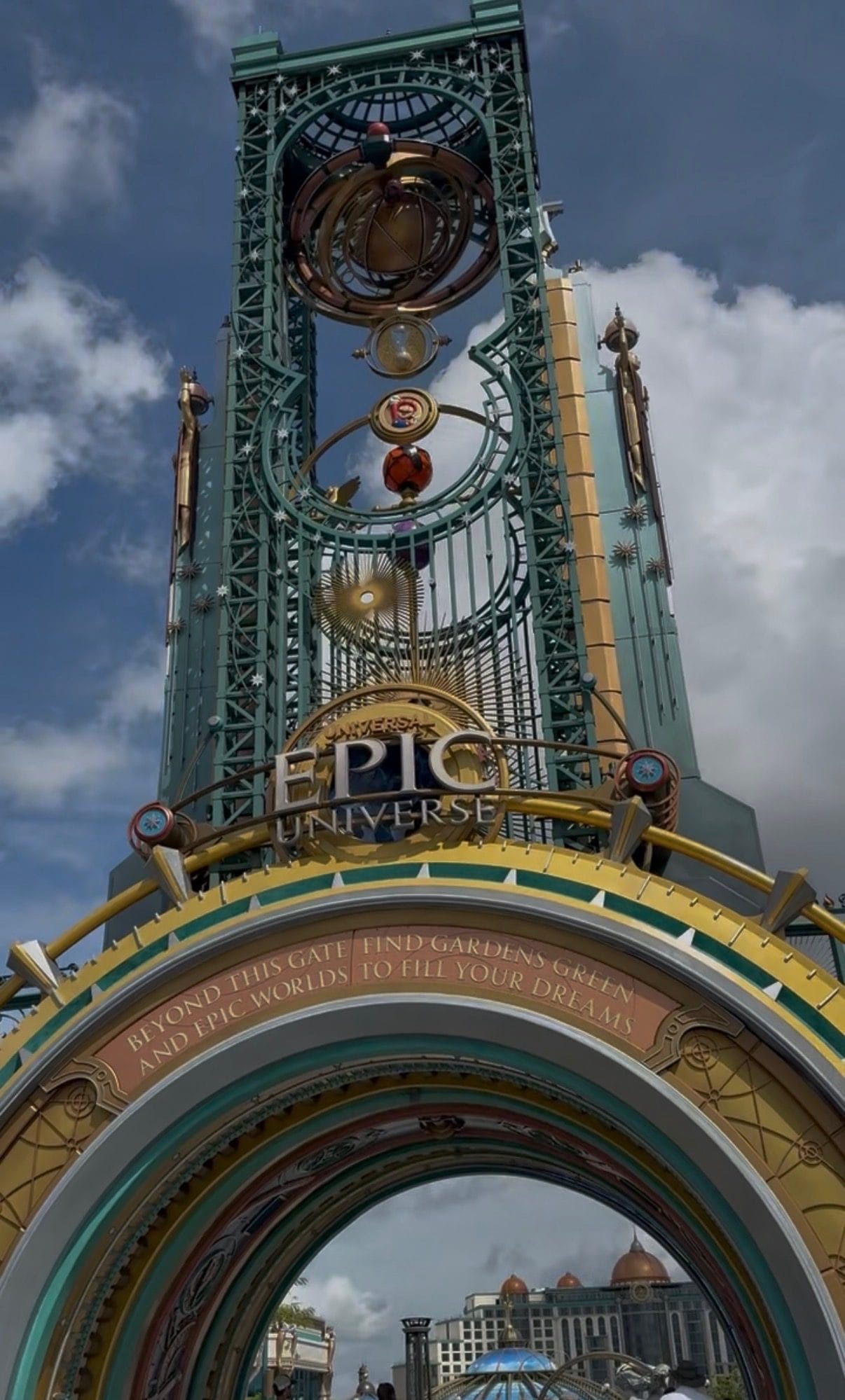 Universal Epic Universe entrance portal in Orlando